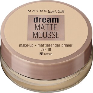 Maybelline New York Dream Matte Mousse Make-up (20 Cameo ...