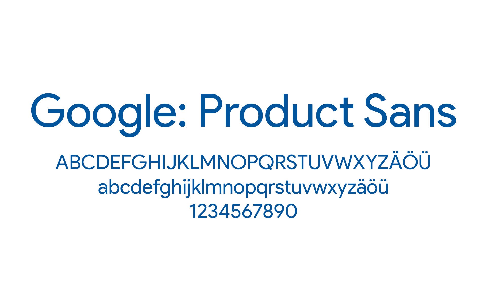 Product Sans