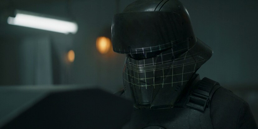 Una scena del settimo episodio della seconda stagione di The Mandalorian