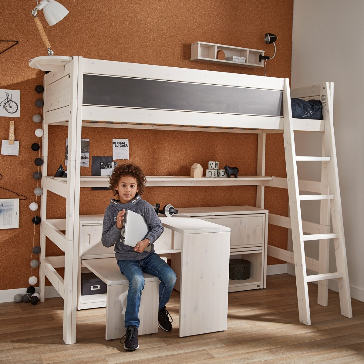 Lifetime Kidsrooms Letto a soppalco con tavolo Play and Store - Galaxus