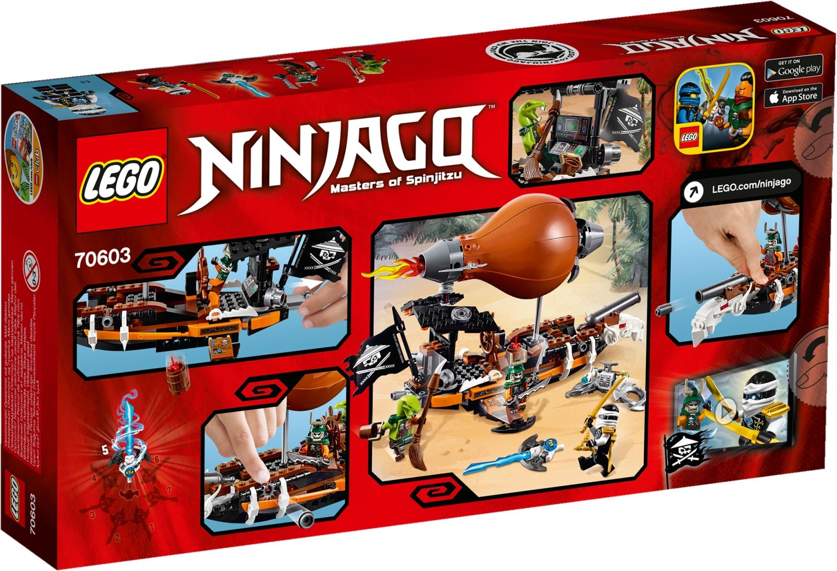 LEGO Ninjago Kommando-Zeppelin (70603, LEGO Ninjago) - Galaxus