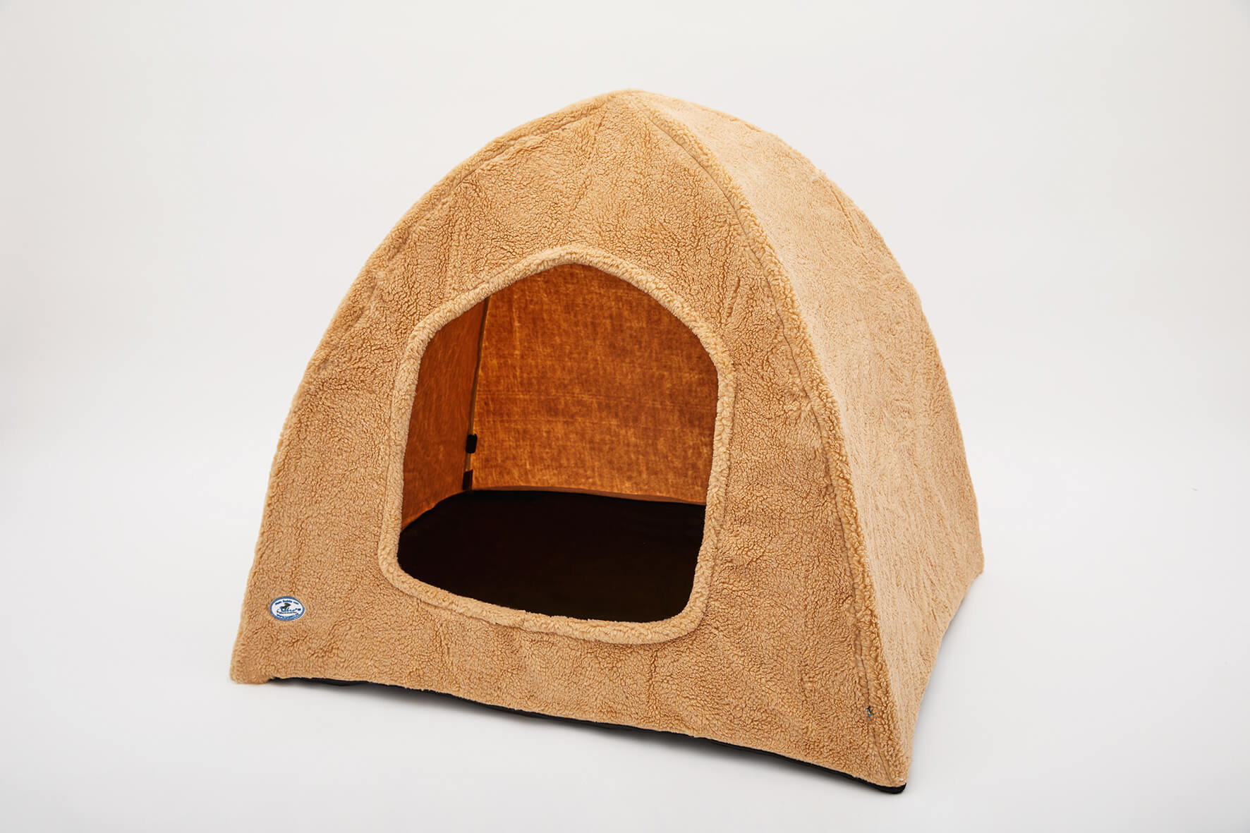 Sabro Igloo Berber Fleece Cave to Kudde Dog Bed (Dog, 100 cm) Galaxus