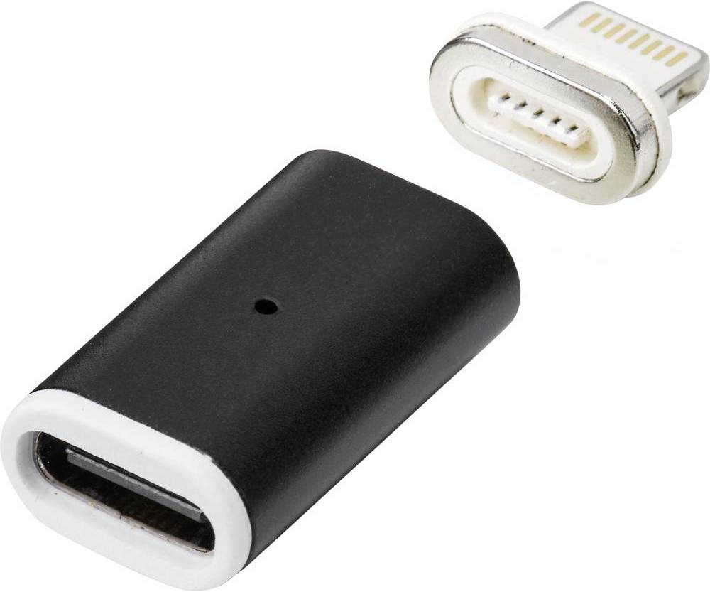 Renkforce USBC™ Buchse, Apple Lightning Stecker Schwarz
