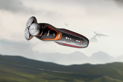 Der Rasierer verkörpert den X-Wing Starfighter