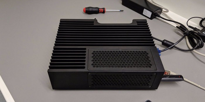 Das siehst du nicht alle Tage: einen lüfterlosen Server.