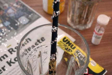 Hübsche Verzierungen mit Glitter.