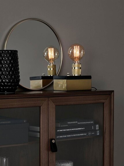 Sieht mit einer Vintage-Glühbirne am besten aus: Modell «Etui» von Markslöd.