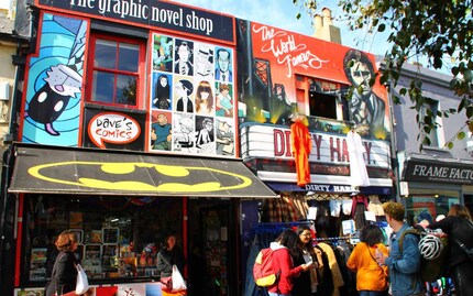 The North Laine in Brighton