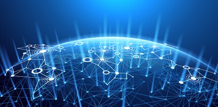 Sicher vor Hacker: Die Blockchain wird dezentral in einem riesigen P2P-Netzwerk gespeichert.