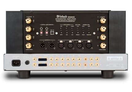 Bestimmte Verstärker bieten Ansprüche für Lautsprecher mit unterschiedlichen Nenn-Widerstand, hier 2 Ohm, 4 Ohm und 8 Ohm. Das kann helfen. Quelle: McIntosh