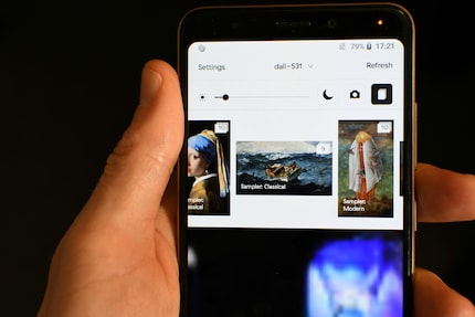 Wenn sie dann mal funktioniert, ist sie cool: Die App zum Bilderrahmen