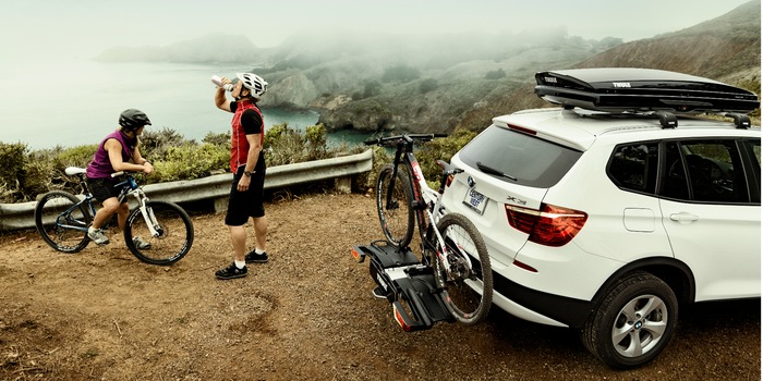 Dank seiner niedrigen Höhe liegt der Kupplungsträger im Windschatten des Autos und kreiert keinen Luftwiderstand.