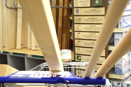 The choice of shopping trolley still needs to be fine-tuned.