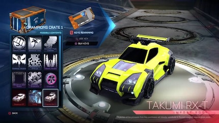 Anche «Rocket League» è colpevole per il suo sistema di loot box