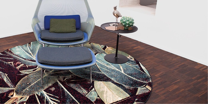 Réalité trompeuse: les motifs réalistes des tapis ne sont pas imprimés mais bien tissés à la machine. Photo: Schönstaub