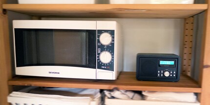 Funktioniert auch neben der Mikrowelle.