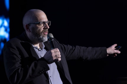 Andy W. Bohli, CEO de l’entreprise zurichoise Imaculix. le cinéma LED dans la salle 5 est un peu son «bébé».
