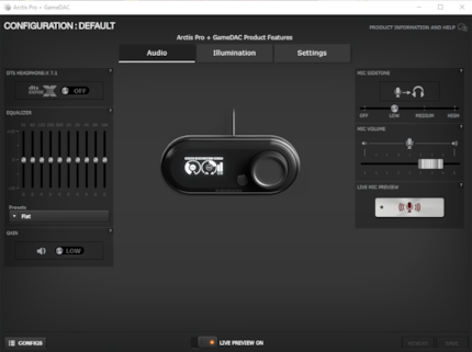 Steelseries' software works impeccably.