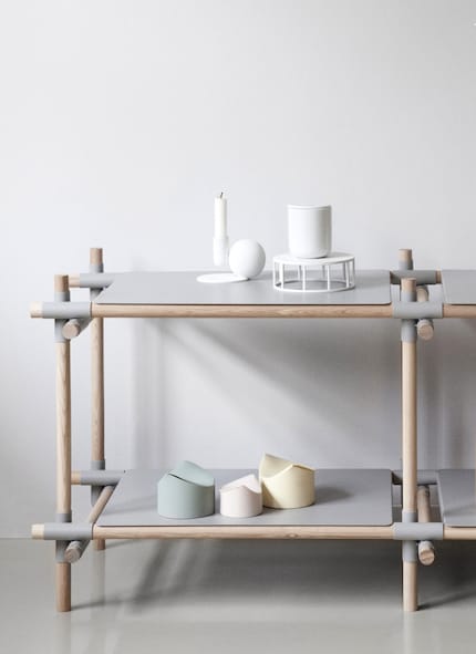 Furniture in light colours and clean lines knows how to be discreet. Image: Menu