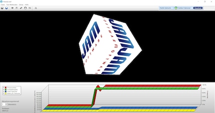 Das Notebook ist nicht für den Akku-Betrieb konzipiert, wie die 32 Minuten Laufzeit beim Stresstest zeigen.