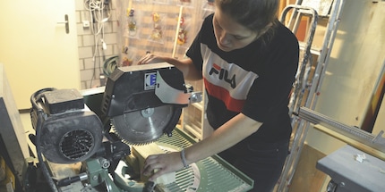 Schnipp, schnapp, 80 Zentimeter sind ab.