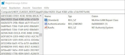 I sausage my way through the registry by hand.