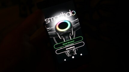 Die App ist schick gemacht und das Hirn des SmartHalo: Sie liefert Erklärungen und steuert alle Funktionen.
