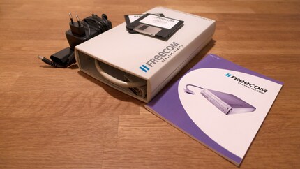 Kommt erst in naher Zukunft zum Einsatz. Hoffentlich sind die Treiberdisketten dazu nicht beschädigt.