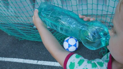 ...fragt sogar mein Sohn nach Wasser.