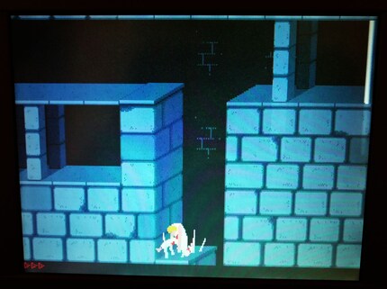 Immerhin 40 Sekunden weit komme ich beim Anspielen von Prince of Persia. Tja, da muss ich wohl erst wieder bei 0 beginnen, ehe ich die Prinzessin erneut retten werde.