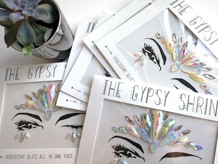 Facial jewellery you might soon be wearing yourself: Enter our competition and win one of ten Face Jewels by The Gypsy Shrine