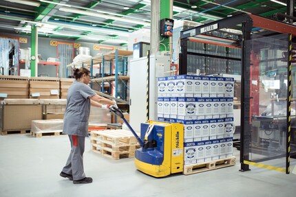 La paletta completata viene spedita a bar e grossisti.