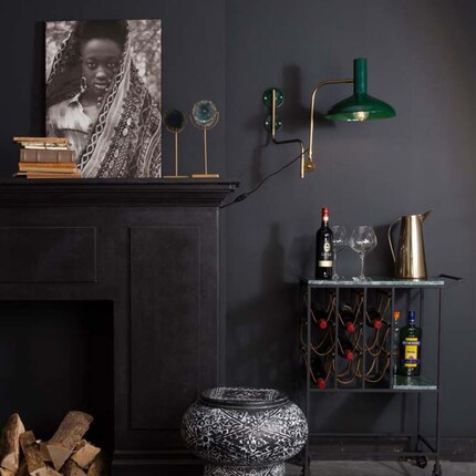 De style rétro élégant «Devi» est orientable. Bild: Dutchbone