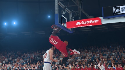 Swiss Roll: il centro svizzero Clint Capela con la schiacciata