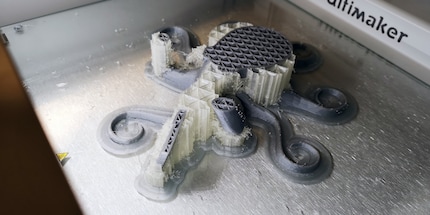 Il mio rocktopus dopo circa 18 ore di stampa.