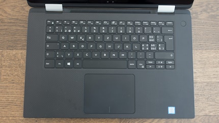 L'Ultrabook Dell con poggiapolsi gommato.
