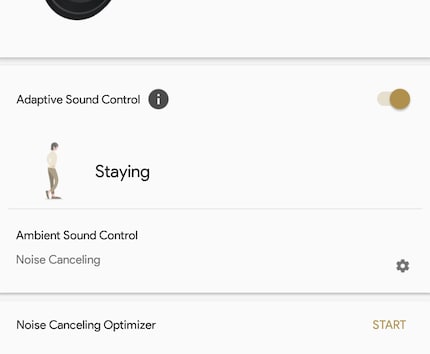 Biggest stress factor: Adaptive Noise Control