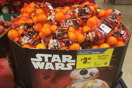 Star Wars BB-8 oranges. Disney needs to calm the f**k down.