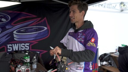 Raphael preparing for the competition.