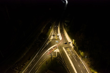 4.0 sec at f/4.5 and ISO 100