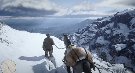You are particularly slow in the snow.