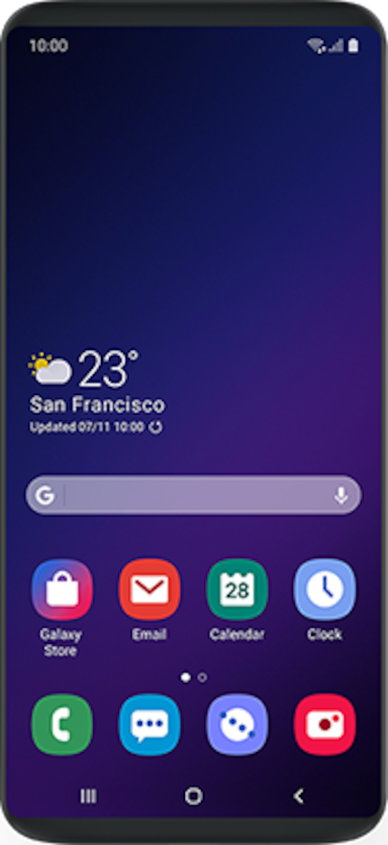 Samsungs One UI sieht schon mal sehr schick aus