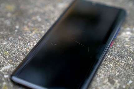 The scratches on my display