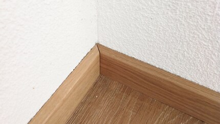 So ist es uns am liebsten: eine einfache 45-Grad-Gehrung.