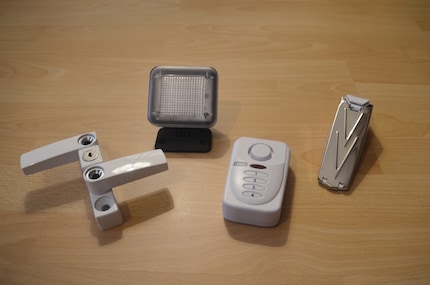 Das sind die vier Testprodukte.