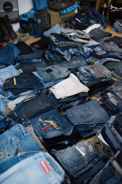 Denim soweit das Auge reicht.