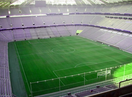 This is the Allianz Arena in Munich