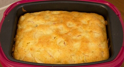 Lässt sich sehen: Apfelkuchen kann das Teil