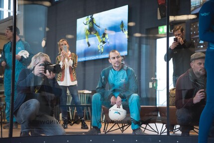 Gute Bilder garantiert: Der Medientag im Windwerk ist ein gefundenes Presse-Fressen.