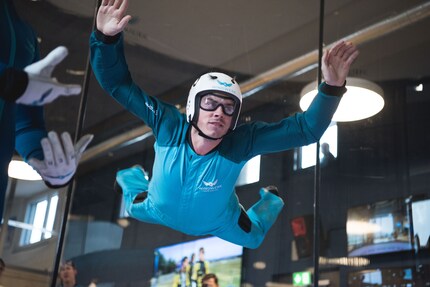 Kommt ein Ambühl geflogen: Der Freestyle-Pro hat den Dreh schnell raus. Überraschung!